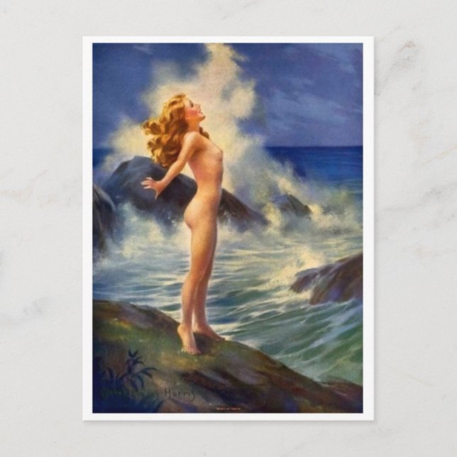 Tarjeta postal clásica de Ilustracion (Anverso)