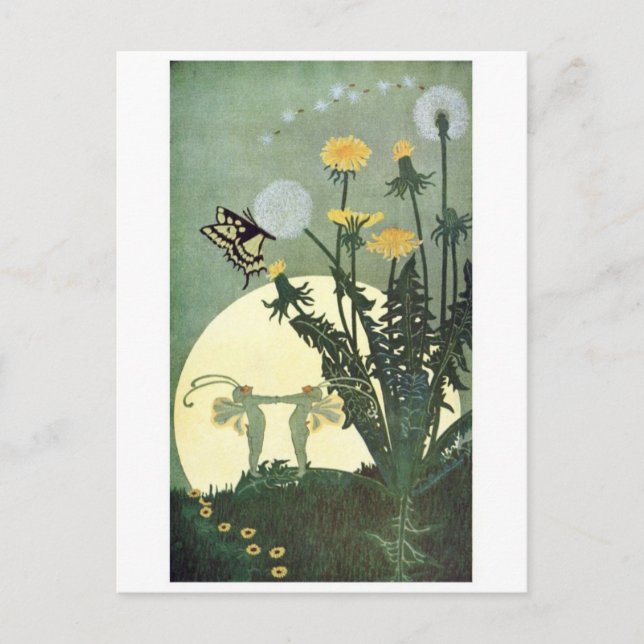 Tarjeta postal clásica de Ilustracion (Anverso)