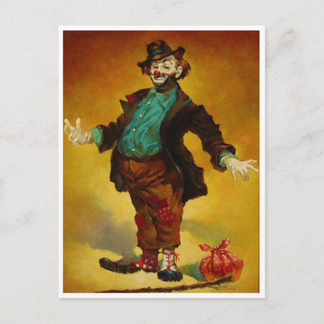 Tarjeta postal clásica de Ilustracion (Anverso)