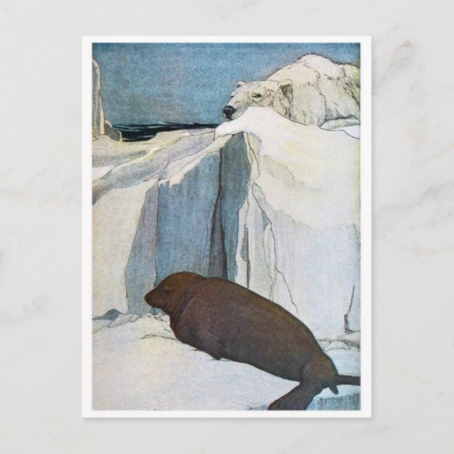 Tarjeta postal clásica de Ilustracion (Anverso)