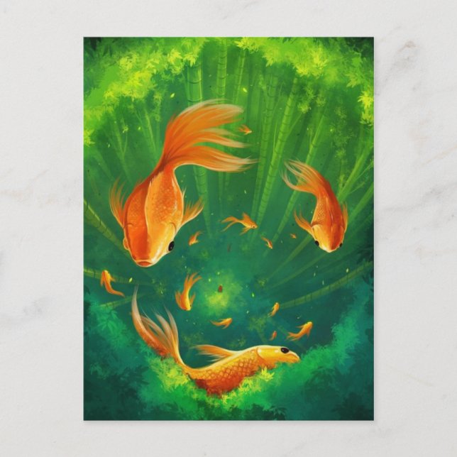 Tarjeta postal clásica de Ilustracion (Anverso)