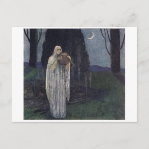 Tarjeta postal clásica de Ilustracion
