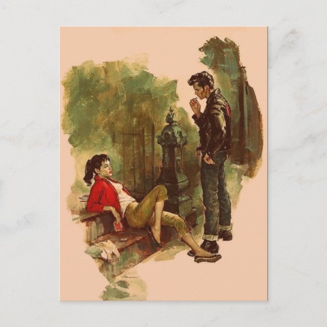 Tarjeta postal clásica de Ilustracion (Anverso)