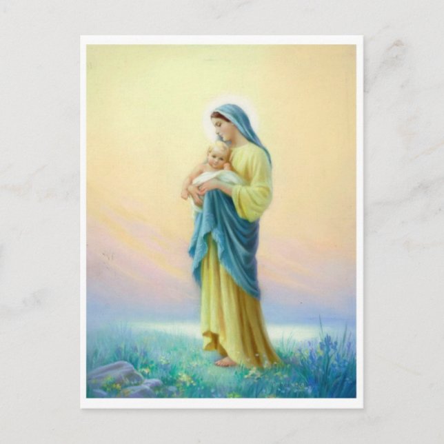 Tarjeta postal clásica de Ilustracion (Anverso)