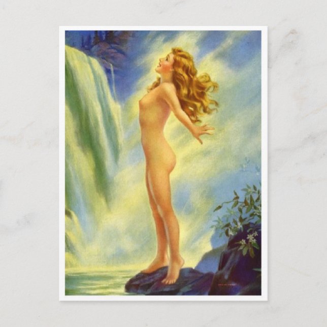 Tarjeta postal clásica de Ilustracion (Anverso)