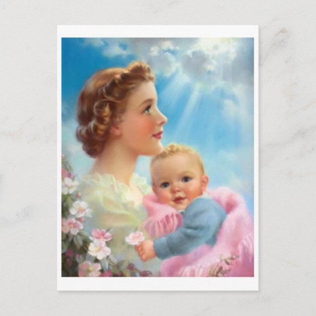 Tarjeta postal clásica de Ilustracion (Anverso)