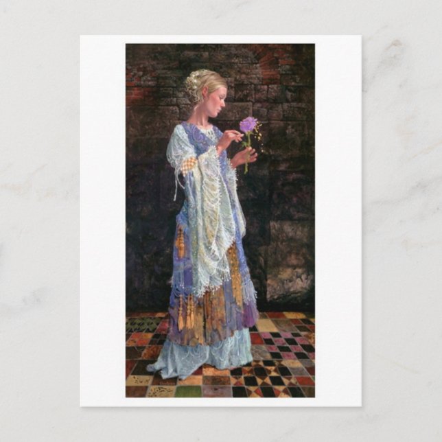 Tarjeta postal clásica de pintura (Anverso)