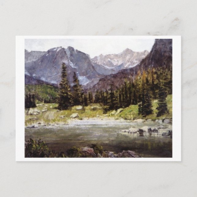 Tarjeta postal clásica de pintura (Anverso)