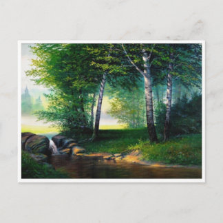 Tarjeta postal clásica de pintura