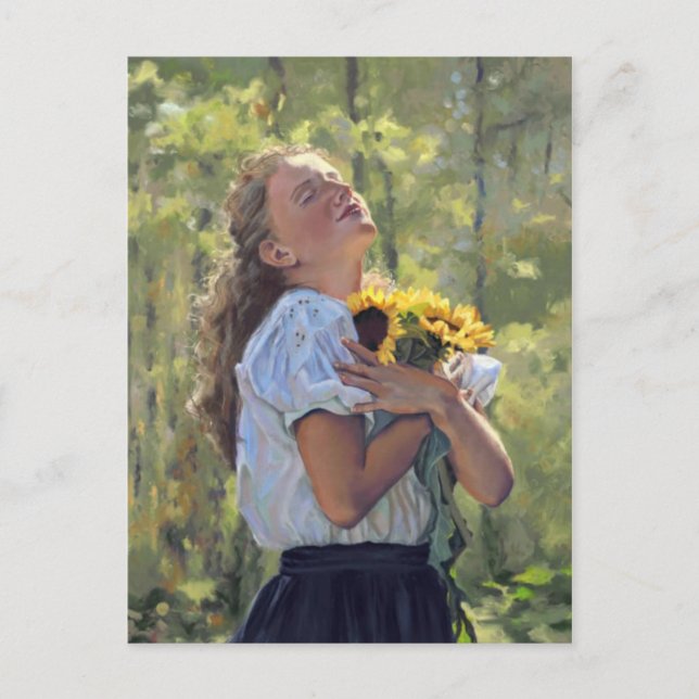 Tarjeta postal clásica de pintura (Anverso)