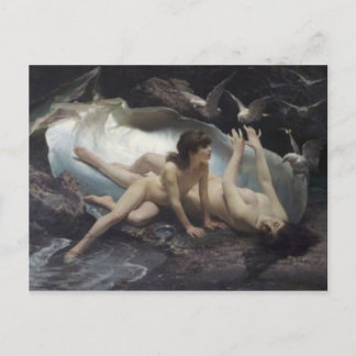 Tarjeta postal clásica de pintura