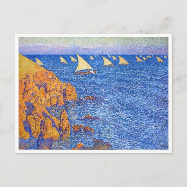 Tarjeta postal clásica de pintura (Anverso)