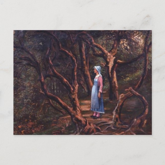 Tarjeta postal clásica de pintura (Anverso)