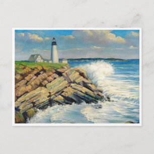 Tarjeta postal clásica de pintura