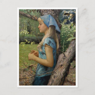 Tarjeta postal clásica de pintura