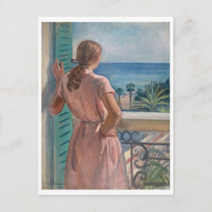 Tarjeta postal clásica de pintura