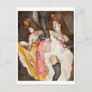 Tarjeta postal clásica de pintura