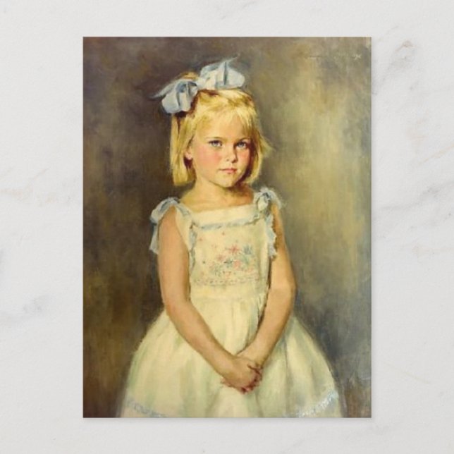 Tarjeta postal clásica de pintura (Anverso)