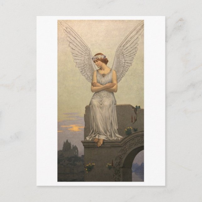 Tarjeta postal clásica de pintura (Anverso)