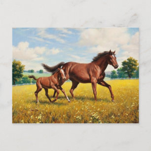 Tarjeta postal clásica de pintura