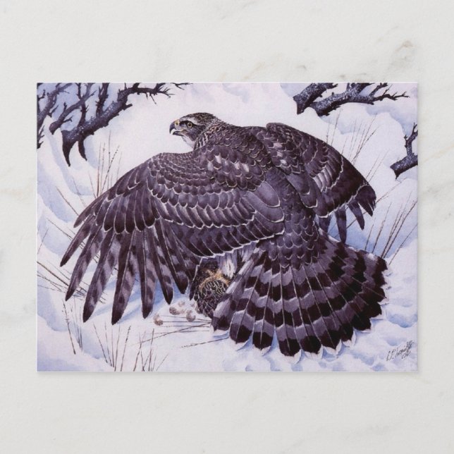 Tarjeta postal clásica de pintura (Anverso)