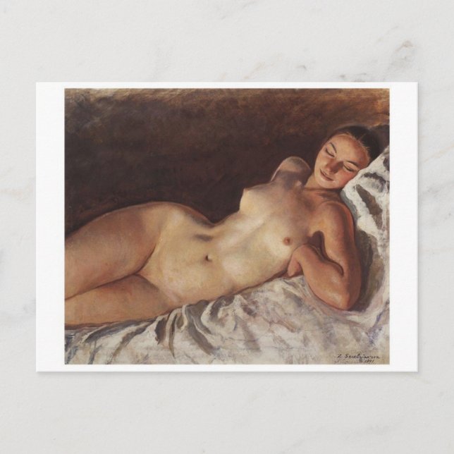 Tarjeta postal clásica de pintura (Anverso)