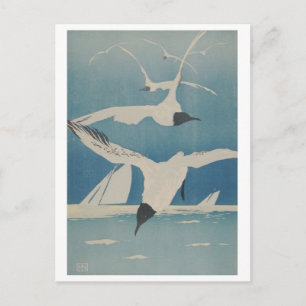 Tarjeta postal clásica de pintura