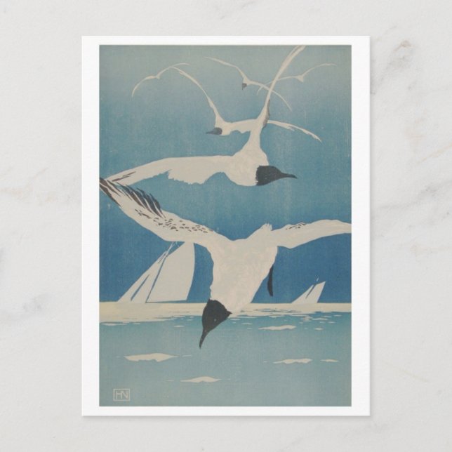 Tarjeta postal clásica de pintura (Anverso)