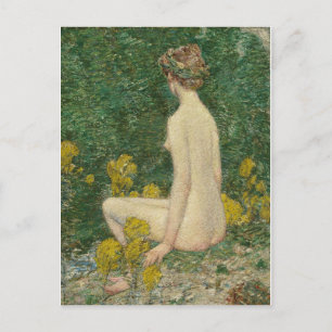 Tarjeta postal clásica de pintura