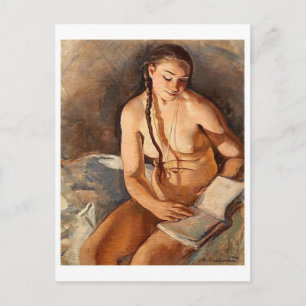 Tarjeta postal clásica de pintura