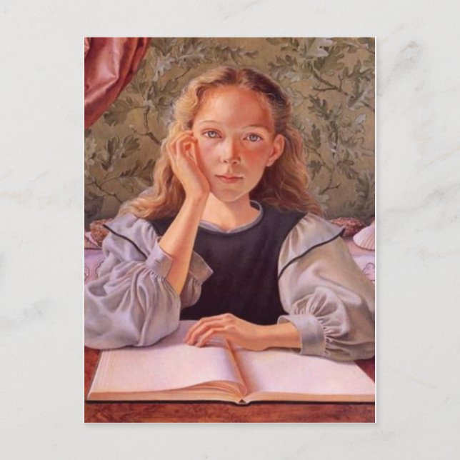 Tarjeta postal clásica de pintura (Anverso)