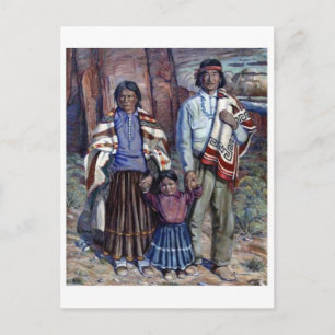 Tarjeta postal clásica de pintura