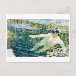 Tarjeta postal clásica de pintura