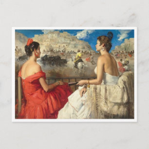 Tarjeta postal clásica de pintura