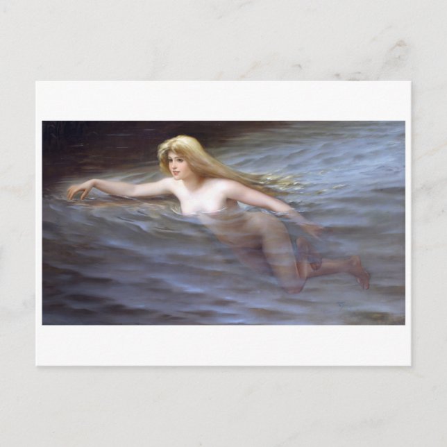 Tarjeta postal clásica de pintura (Anverso)