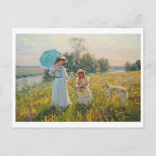 Tarjeta postal clásica de pintura