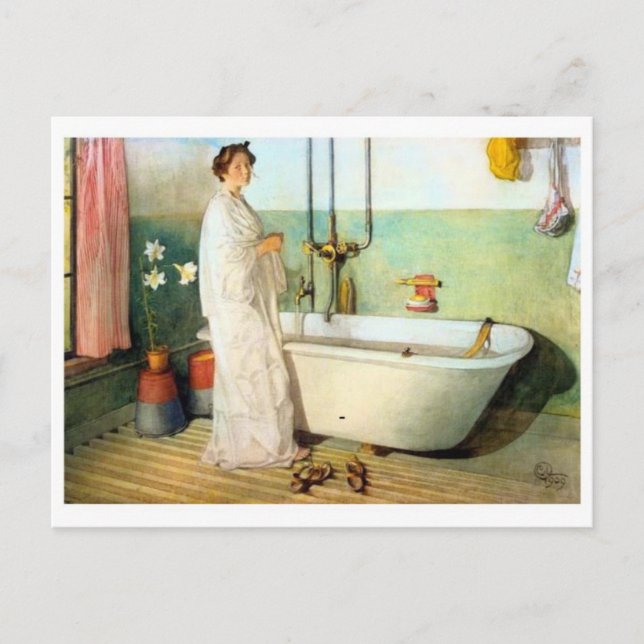 Tarjeta postal clásica de pintura (Anverso)