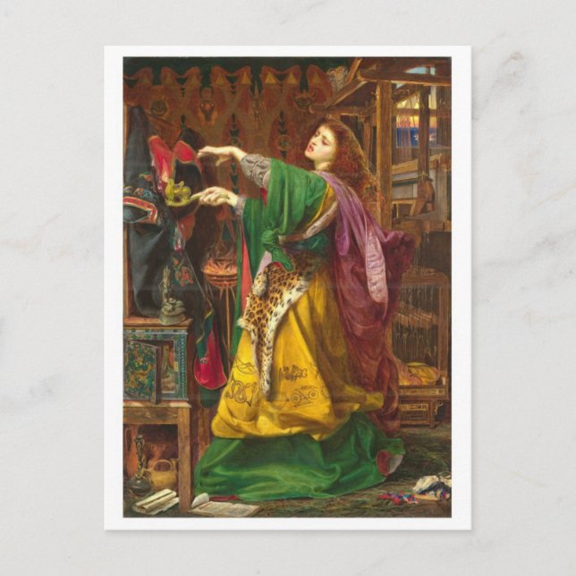 Tarjeta postal clásica de pintura (Anverso)