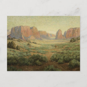 Tarjeta postal clásica de pintura