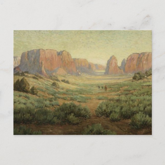 Tarjeta postal clásica de pintura (Anverso)