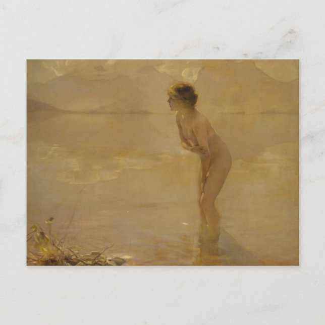 Tarjeta postal clásica de pintura (Anverso)