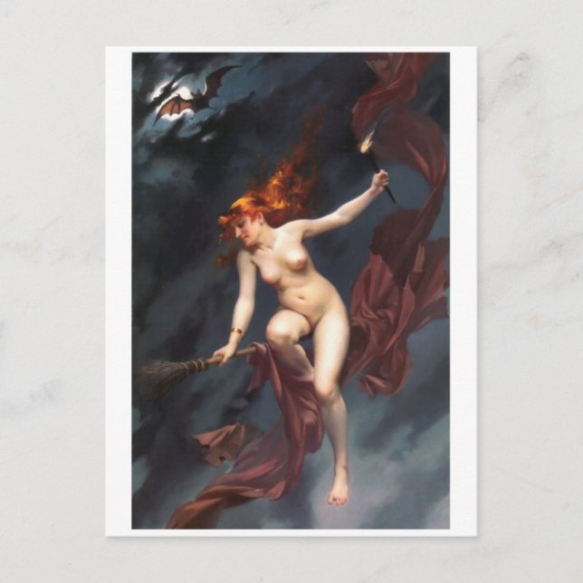 Tarjeta postal clásica de pintura (Anverso)