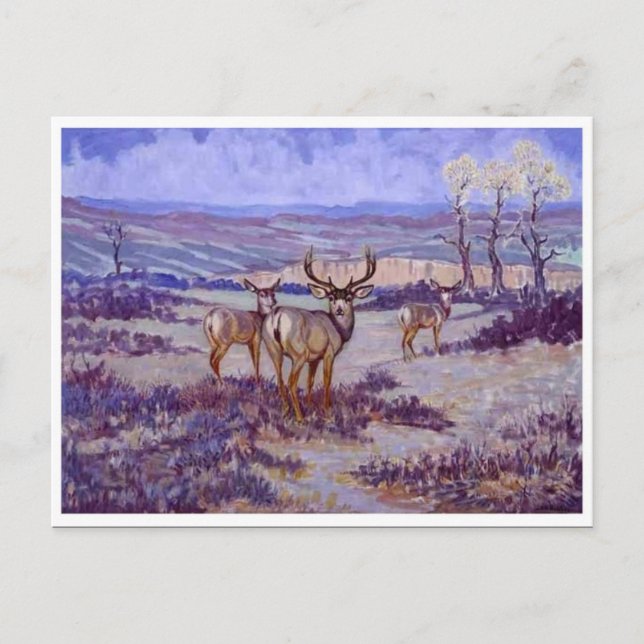 Tarjeta postal clásica de pintura (Anverso)