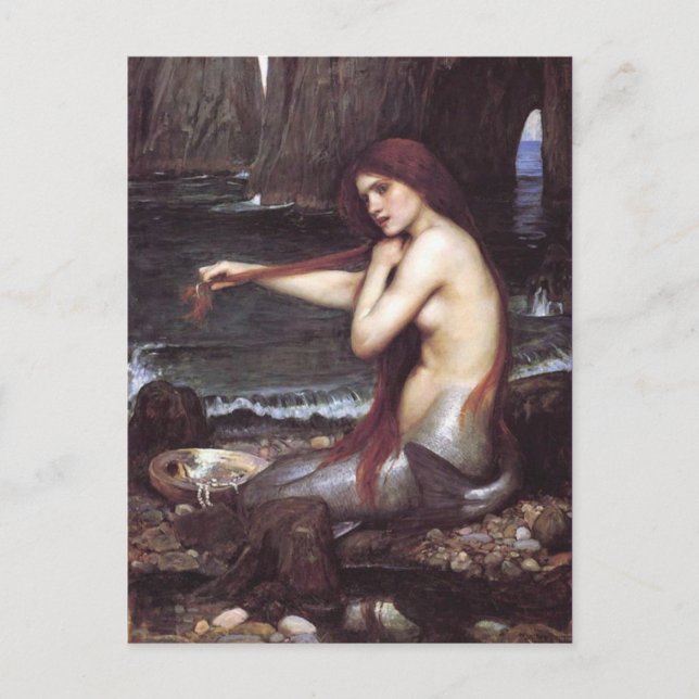 Tarjeta postal clásica de pintura (Anverso)