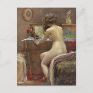 Tarjeta postal clásica de pintura