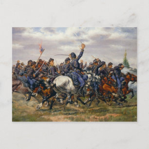 Tarjeta postal clásica de pintura