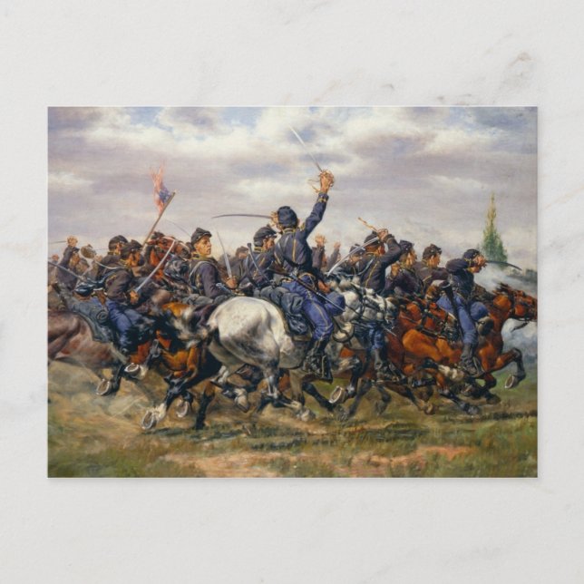 Tarjeta postal clásica de pintura (Anverso)