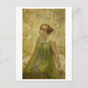 Tarjeta postal clásica de pintura