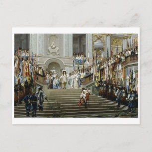 Tarjeta postal clásica de pintura