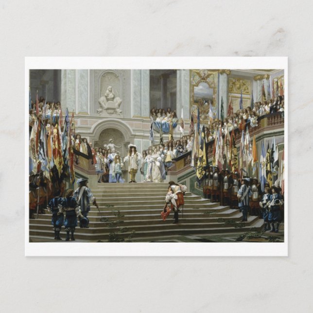 Tarjeta postal clásica de pintura (Anverso)